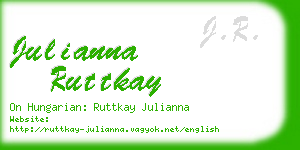 julianna ruttkay business card